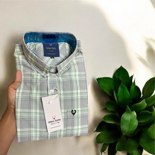 The Unity Style Allen Shirt Regular fit Checkd Formal Shirt - L-40
