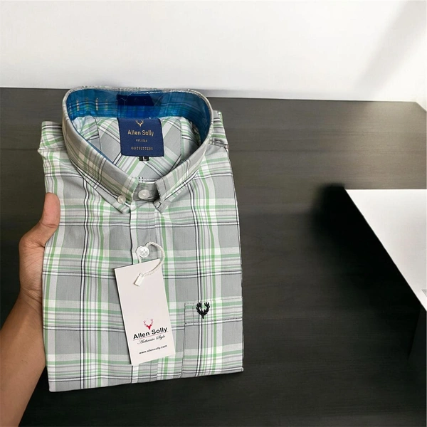 The Unity Style Allen Shirt Regular fit Checkd Formal Shirt - L-40