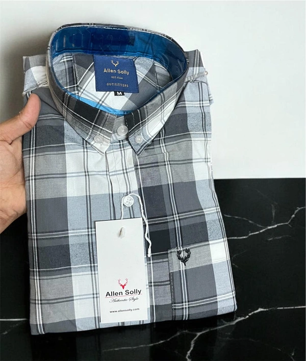 The Unity Style Allen Shirt Regular fit Checkd Formal Shirt - M-38