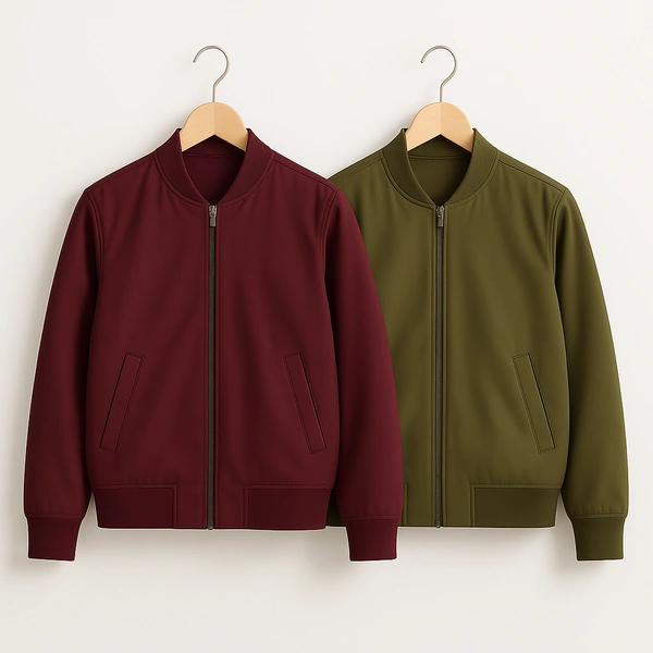 The unity Style All-Season Windcheater Jackets for Men – Stylish | Comfortable | Weather-Proof Pack Of 2 - XL-42