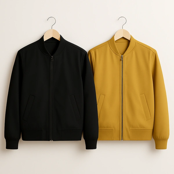 The unity Style All-Season Windcheater Jackets for Men – Stylish | Comfortable | Weather-Proof Pack Of 2 - XXL-44