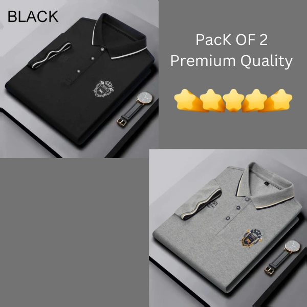 The Unity Style BCOZY U_S Polo T-Shirt | Half Sleeve | 220 GSM | Premium Quality - XLL-44