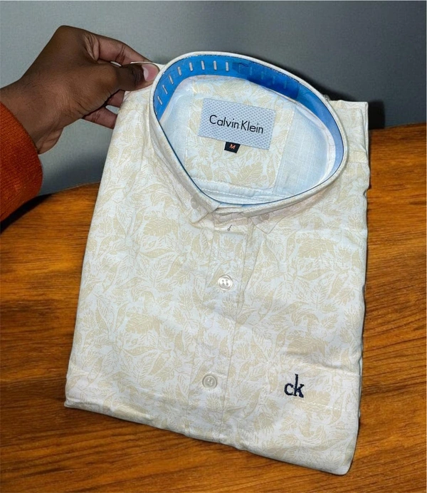 The Unity Style CK Shirt Regular fit printed  Formal Shirt - L-40