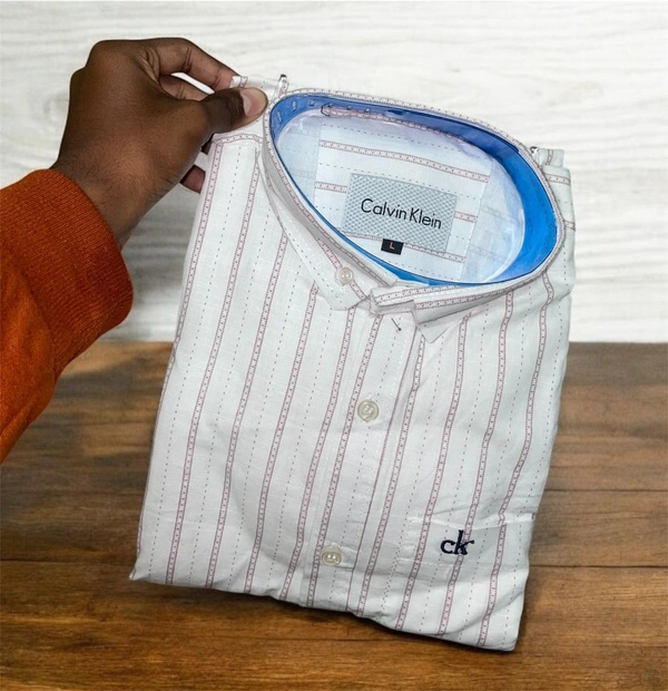 The Unity Style CK Shirt Regular fit printed  Formal Shirt - S-36