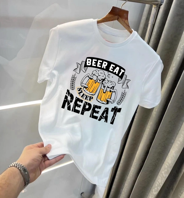 Classic Solid Cotton Regular T-Shirt