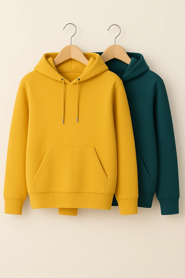 The Unity Style Cozy- Zaara Premium Winter Hoodie Collection for Pack Of 2 Men & Women | Classic Fleece Hoodies - L-40