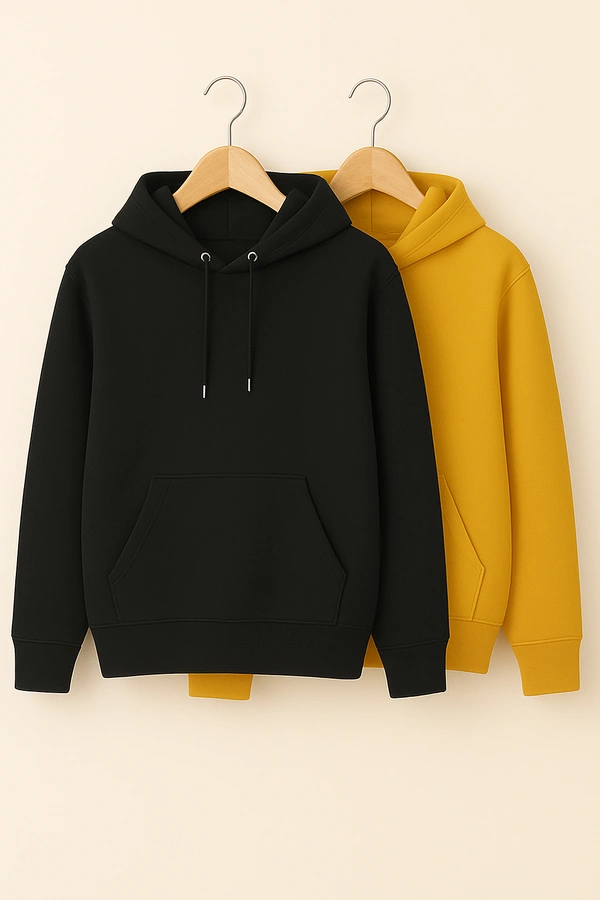 The Unity Style Cozy- Zaara Premium Winter Hoodie Collection for Pack Of 2 Men & Women | Classic Fleece Hoodies - XL-42