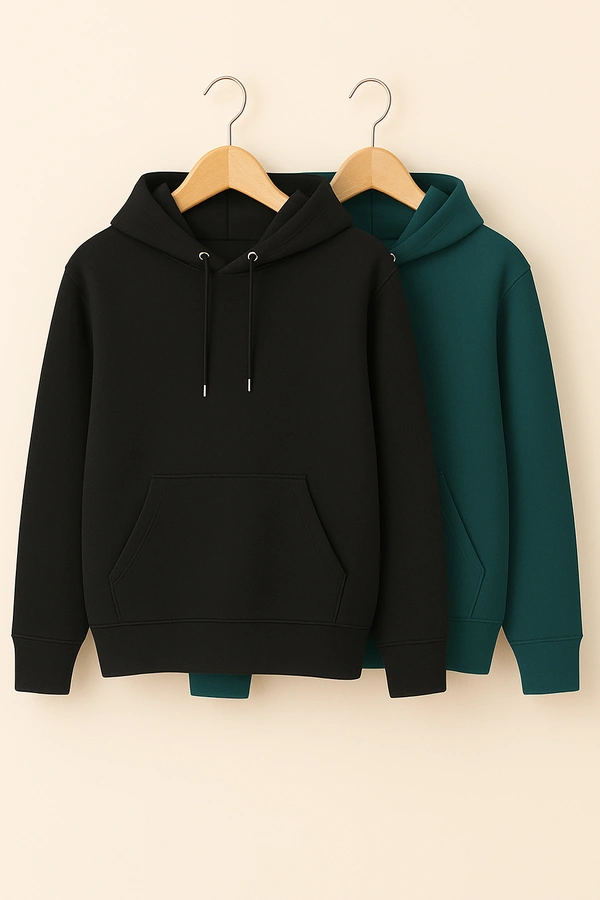 The Unity Style Cozy- Zaara Premium Winter Hoodie Collection for Pack Of 2 Men & Women | Classic Fleece Hoodies - M-38