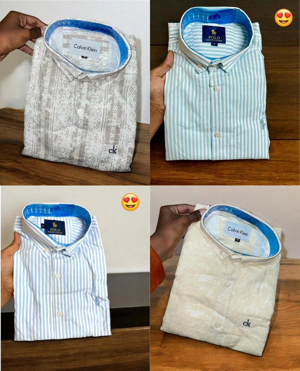 The Unity Style Full Sleeve Branded Shirts for Men � Soft Cotton | Party & Office Wear (Pack of 4) - L-40