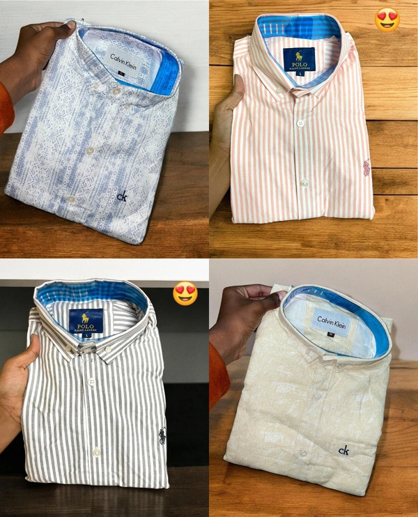 The Unity Style Full Sleeve Branded Shirts for Men � Soft Cotton | Party & Office Wear (Pack of 4) - XL-42