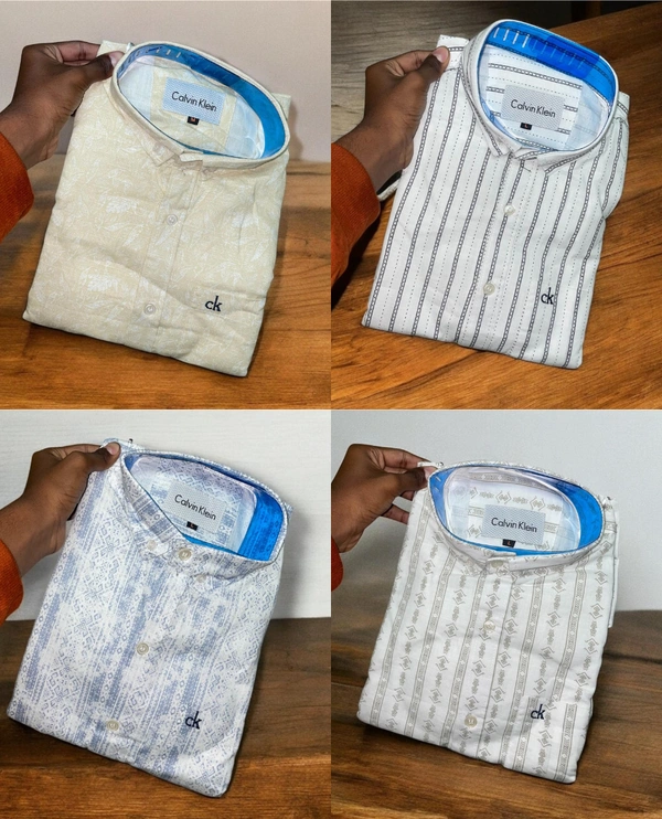 The Unity Style Full Sleeve Branded Shirts for Men � Soft Cotton | Party & Office Wear (Pack of 4) - XL-42