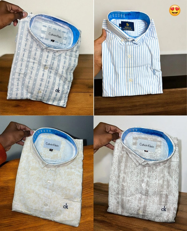 The Unity Style Full Sleeve Branded Shirts for Men  Soft Cotton | Party & Office Wear (Pack of 4) - L-40