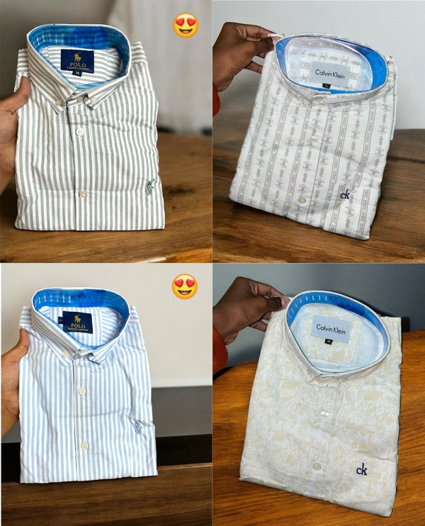 The Unity Style Full Sleeve Branded Shirts for Men � Soft Cotton | Party & Office Wear (Pack of 4) - L-40