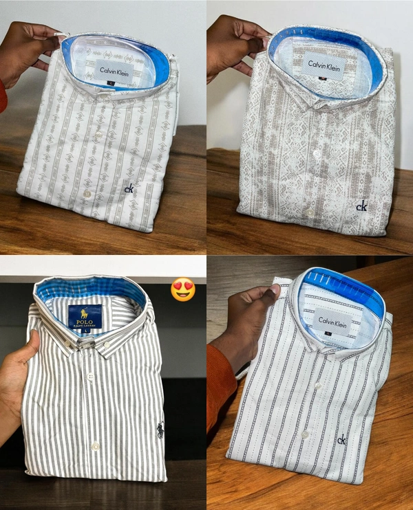 The Unity Style Full Sleeve Branded Shirts for Men � Soft Cotton | Party & Office Wear (Pack of 4) - S-36