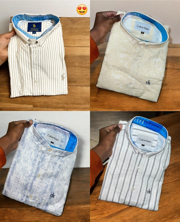 The Unity Style Full Sleeve Branded Shirts for Men � Soft Cotton | Party & Office Wear (Pack of 4) - L-40