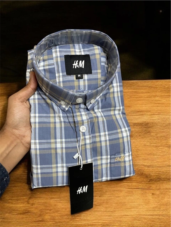 The Unity Style H M Shirt Regular fit Checkd Formal Shirt - S-36