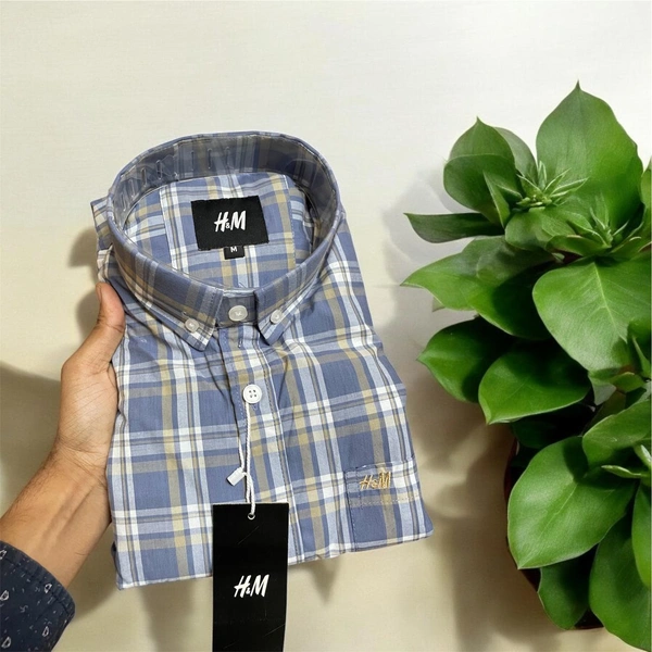 The Unity Style H M Shirt Regular fit Checkd Formal Shirt - S-36