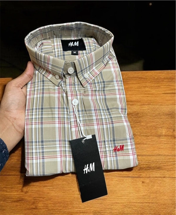 The Unity Style H M Shirt Regular fit Checkd Formal Shirt - S-36