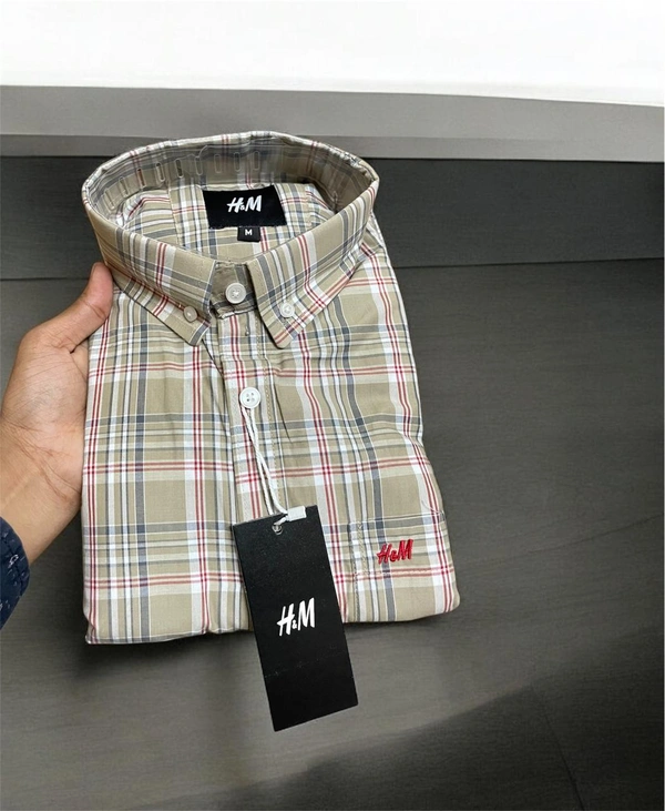 The Unity Style H M Shirt Regular fit Checkd Formal Shirt - S-36