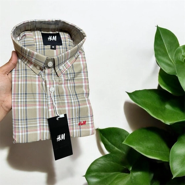 The Unity Style H M Shirt Regular fit Checkd Formal Shirt - S-36