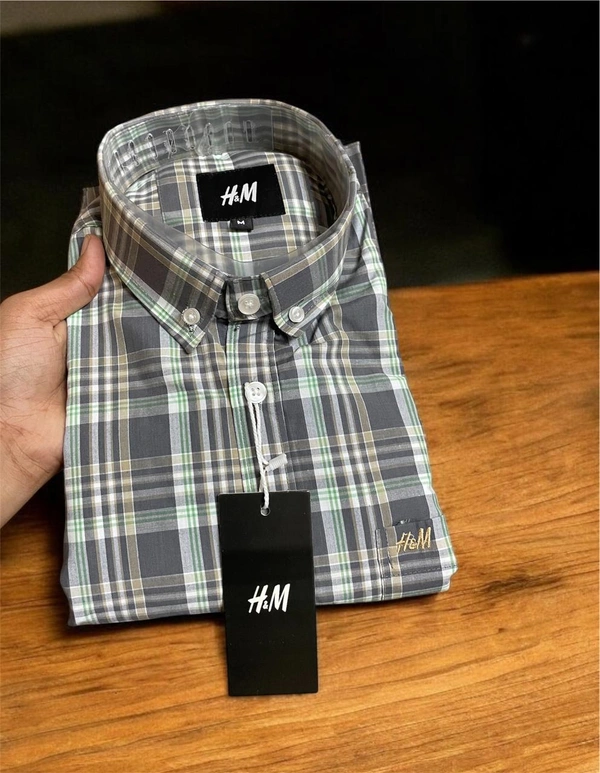 The Unity Style H M Shirt Regular fit Checkd Formal Shirt - S-36