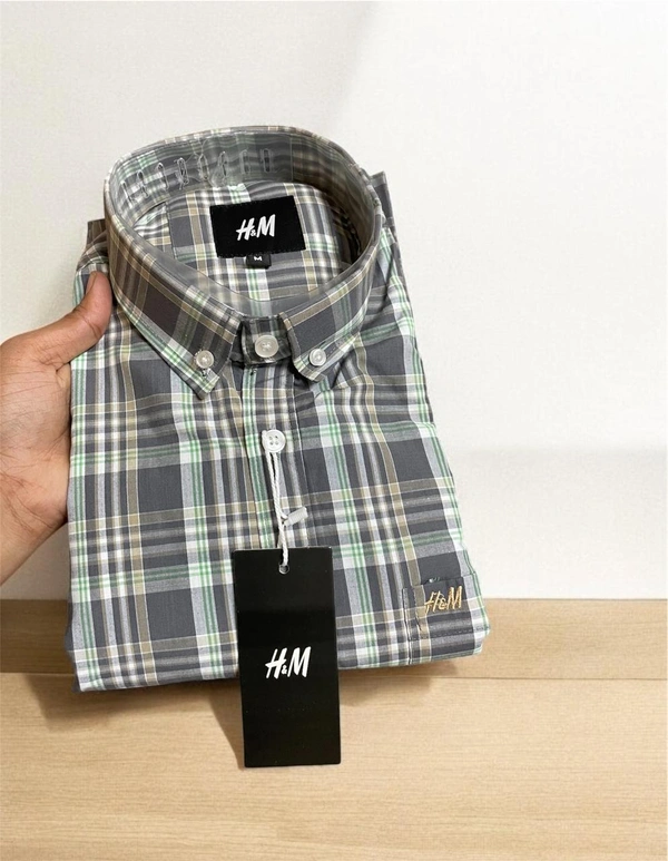 The Unity Style H M Shirt Regular fit Checkd Formal Shirt - S-36
