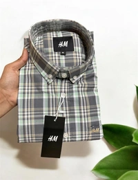 The Unity Style H M Shirt Regular fit Checkd Formal Shirt - S-36