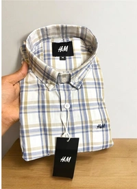 The Unity Style H M Shirt Regular fit Checkd Formal Shirt - XL-42