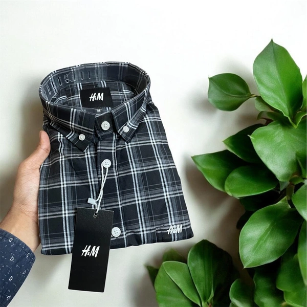 The Unity Style H M Shirt Regular fit Checkd Formal Shirt - M-38