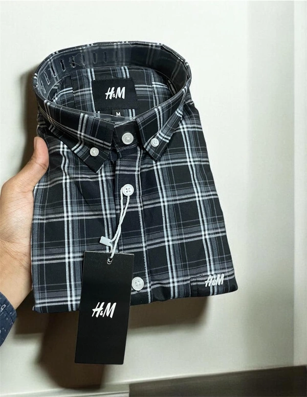 The Unity Style H M Shirt Regular fit Checkd Formal Shirt - M-38