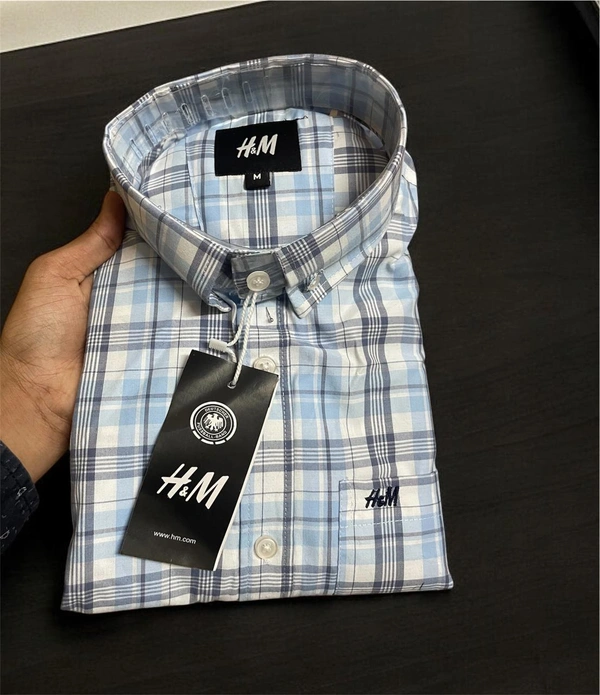 The Unity Style H M Shirt Regular fit Checkd Formal Shirt - M-38
