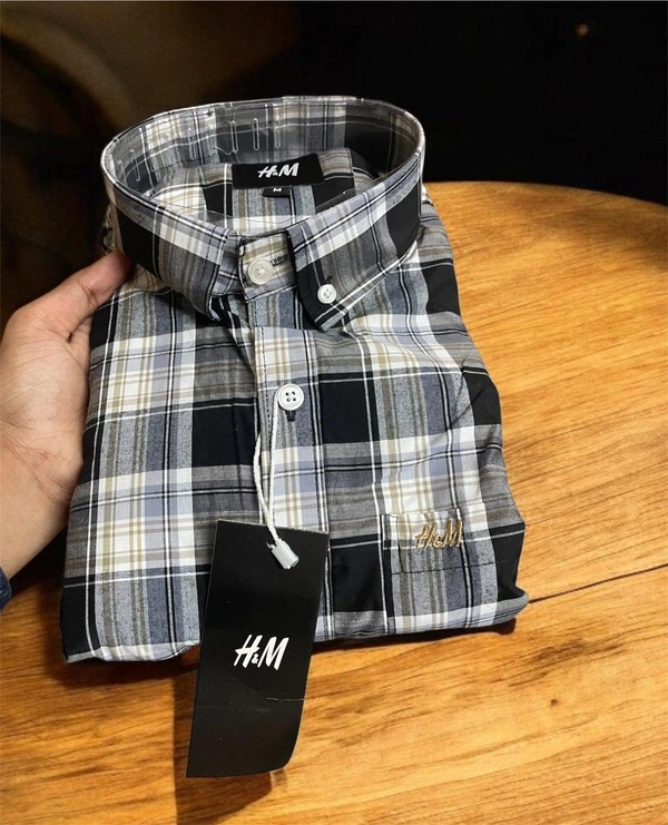The Unity Style H M Shirt Regular fit Checkd Formal Shirt - S-36