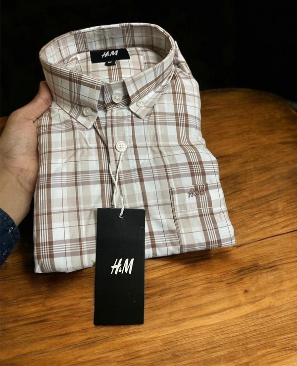 The Unity Style H M Shirt Regular fit Checkd Formal Shirt - M-38