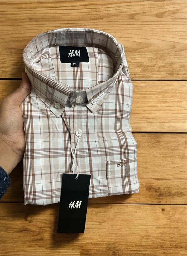 The Unity Style H M Shirt Regular fit Checkd Formal Shirt - M-38
