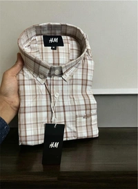 The Unity Style H M Shirt Regular fit Checkd Formal Shirt - M-38