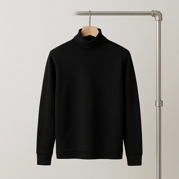 The Unity Style Men’s Premium High Neck Sweater | Winter Wear | Stylish & Comfortable - M