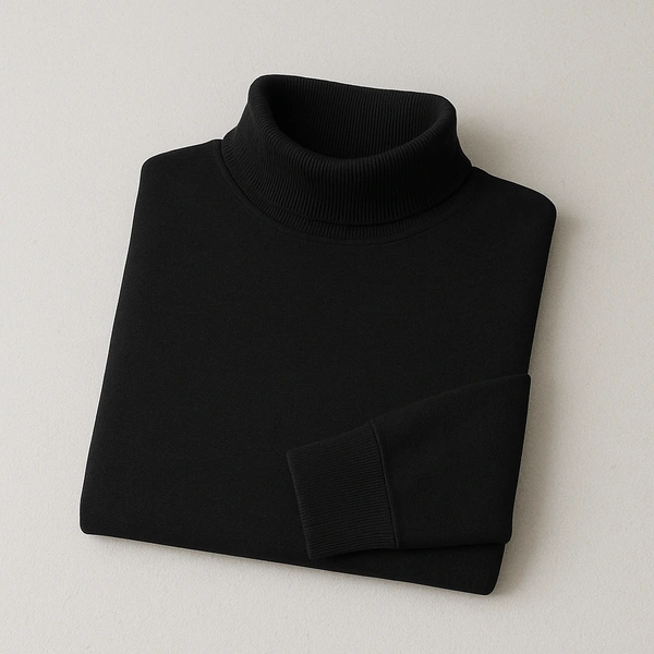 The Unity Style Men’s Premium High Neck Sweater | Winter Wear | Stylish & Comfortable - M