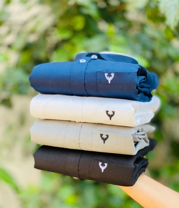 The Unity Style Plain Shirts for Men - 4 Pc Combo Stylish & Comfortable Free Shipping - M-38