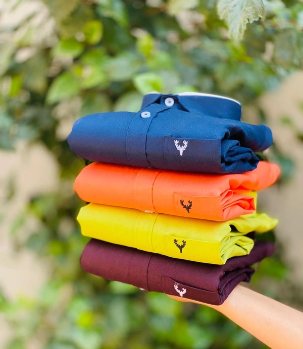 The Unity Style Plain Shirts for Men - 4 Pc Combo Stylish & Comfortable Free Shipping - L-40