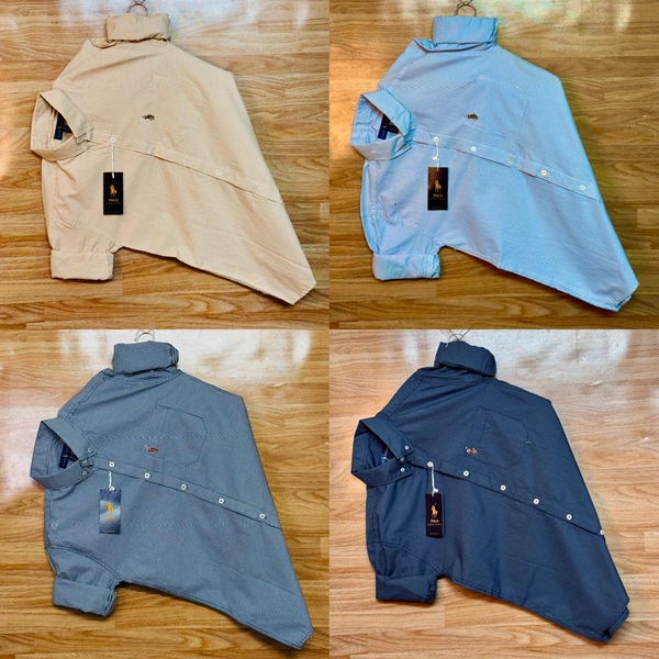 RL POLO Shirt Regular fit Checkd Formal Shirt (Pack Of 4) - XXL-44