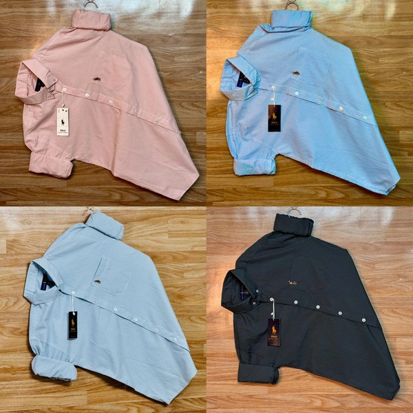 RL POLO Shirt Regular fit Checkd Formal Shirt (Pack Of 4) - XXL-44