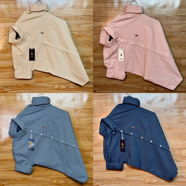 RL POLO Shirt Regular fit Checkd Formal Shirt (Pack Of 4) - XXL-44