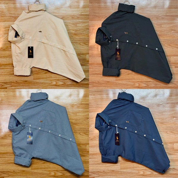 RL POLO Shirt Regular fit Checkd Formal Shirt (Pack Of 4) - XXL-44