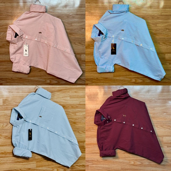 RL POLO Shirt Regular fit Checkd Formal Shirt (Pack Of 4) - XXL-44