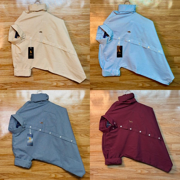 RL POLO Shirt Regular fit Checkd Formal Shirt (Pack Of 4) - XXL-44