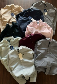 The Unity Style RL POLO Shirt Regular fit Gingham Checkd Formal Shirt - L-40