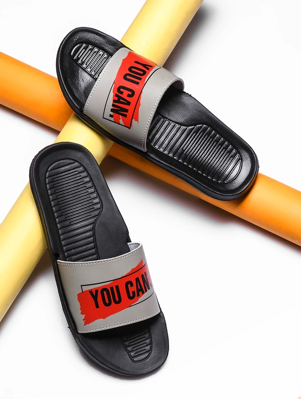 Stylish Printed Flip-Flops for Men - 43-9