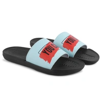Stylish Printed Flip-Flops for Men - 43-9