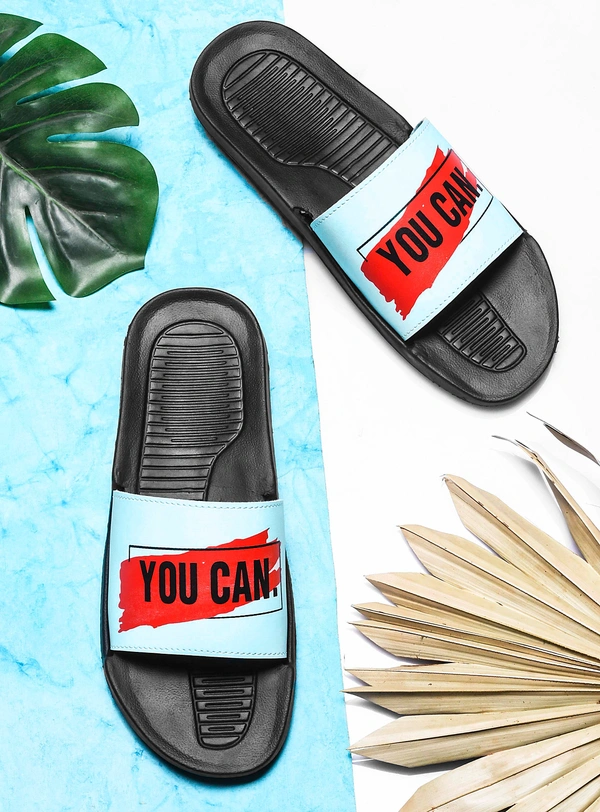 Stylish Printed Flip-Flops for Men - 43-9