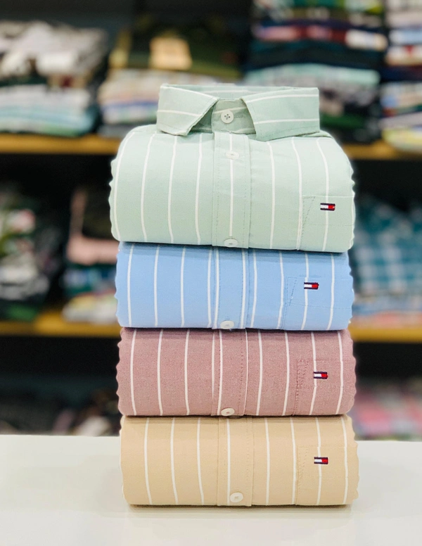 (Pack of 4) Regular Fit Cotton Lining Shirt | The Unity Style - L-40